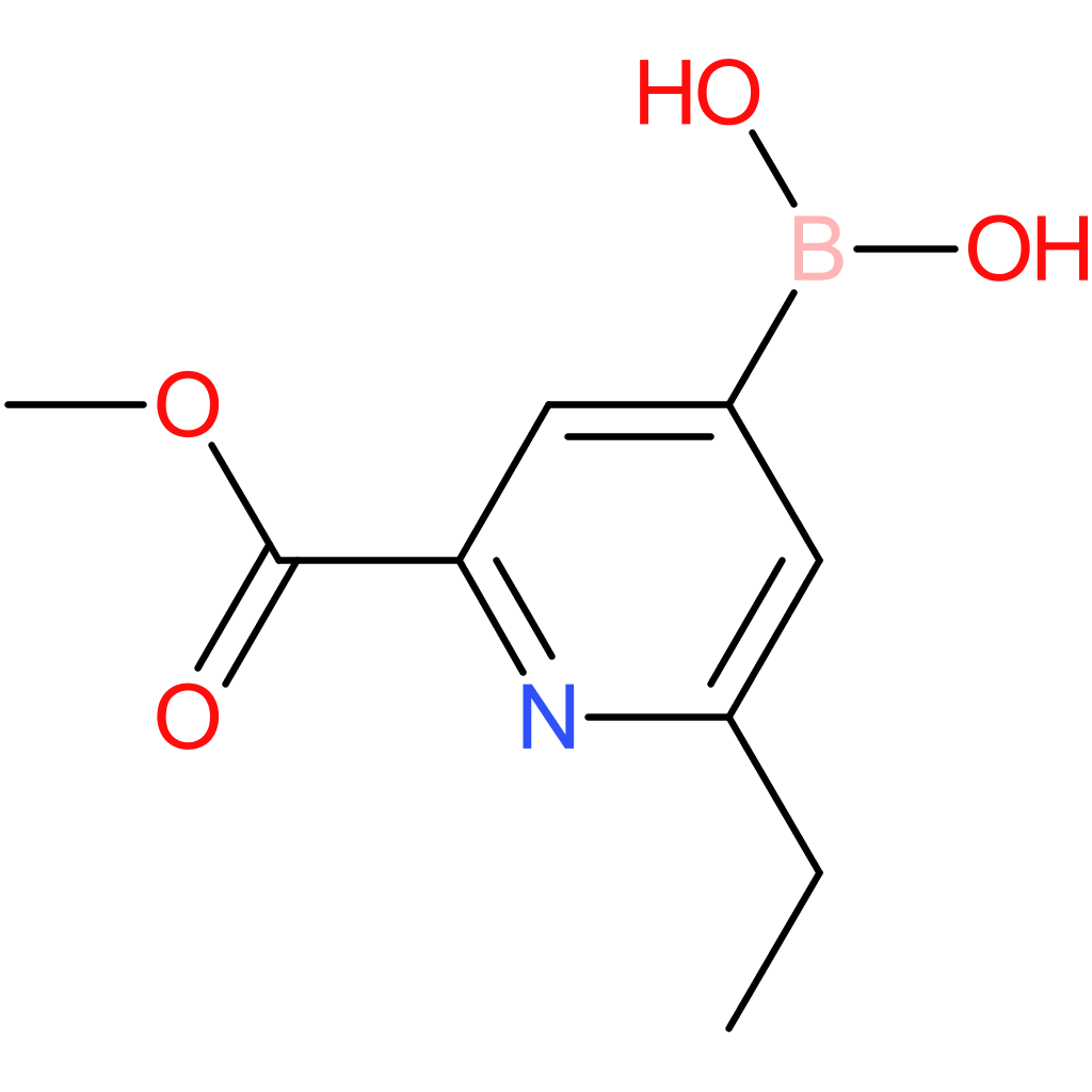 [2-(methoxycarbonyl)-6-ethylpyridin-4-yl]boronic acid