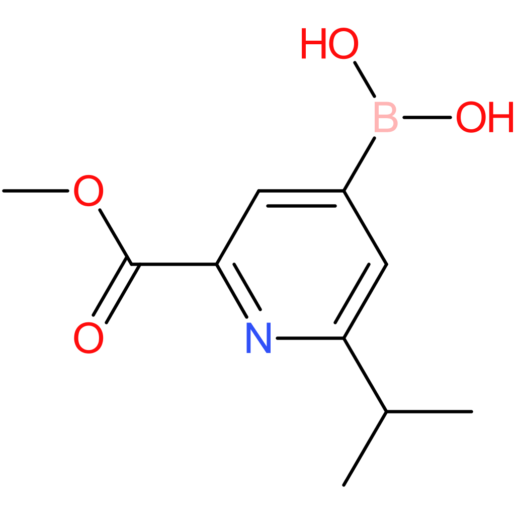 [2-(methoxycarbonyl)-6-(iso-propyl)pyridin-4-yl]boronic acid