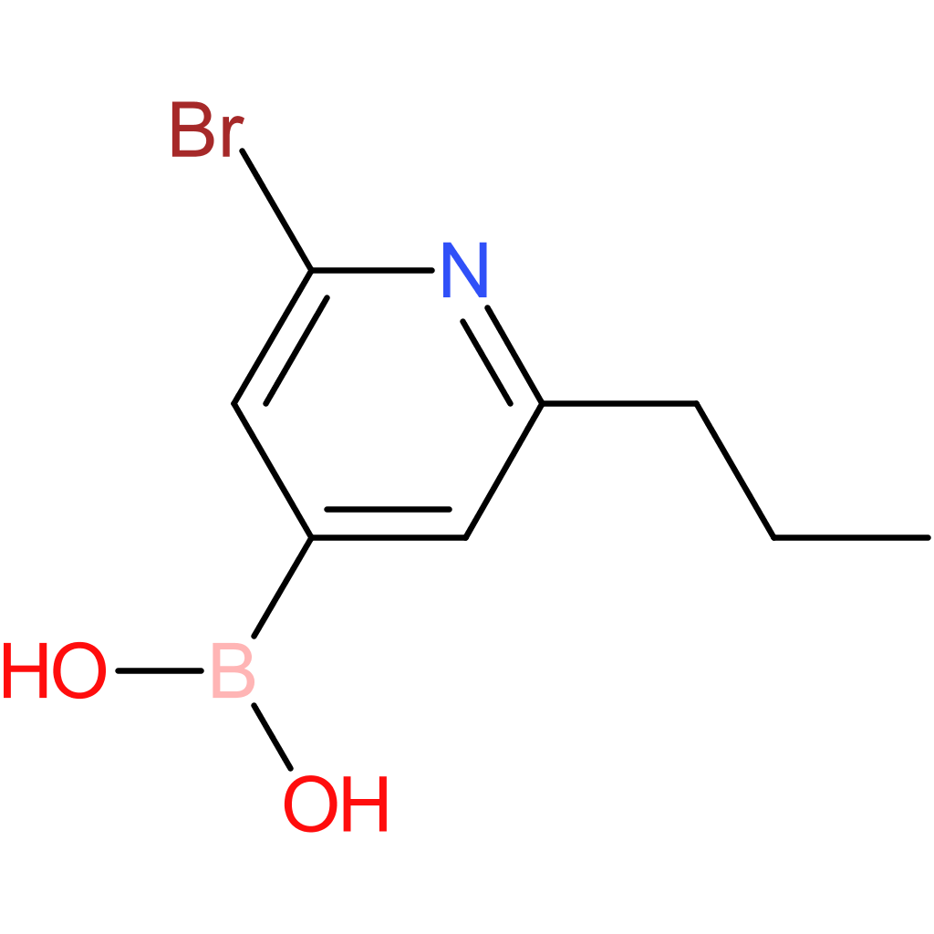 2-bromo-6-(n-propyl)pyridine-4-boronic acid