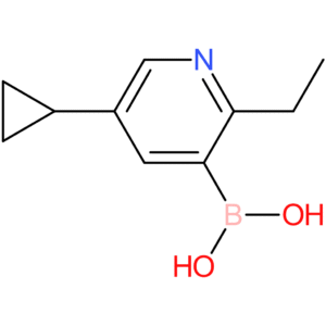 2-ethyl-5-(cyclopropyl)pyridine-3-boronic acid
