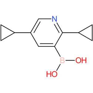 2,5-dicyclopropylpyridine-3-boronic acid