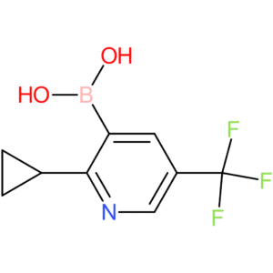 2-(cyclopropyl)-5-(trifluoromethyl)pyridine-3-boronic acid