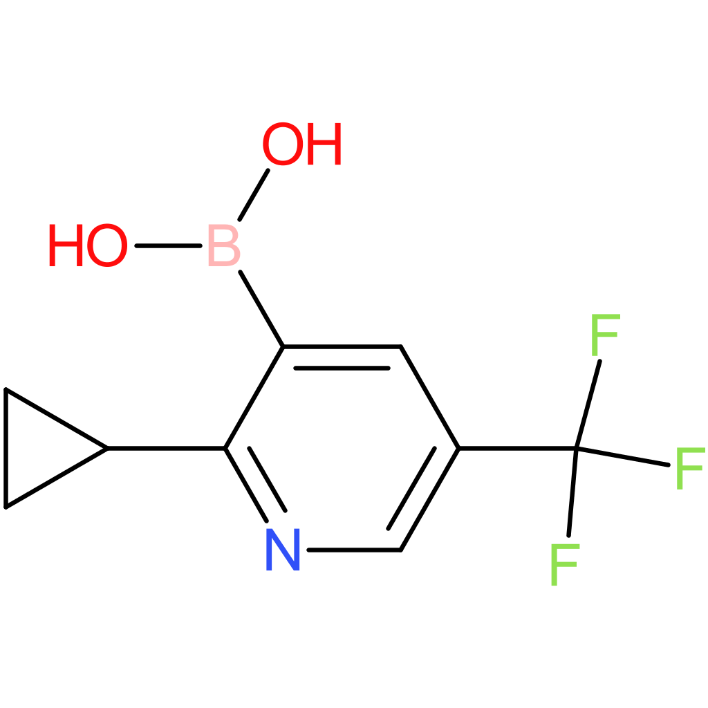 2-(cyclopropyl)-5-(trifluoromethyl)pyridine-3-boronic acid