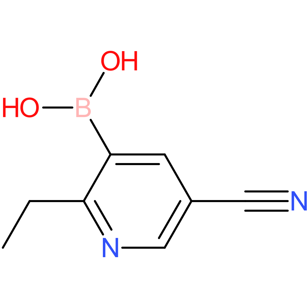2-ethyl-5-cyanopyridine-3-boronic acid