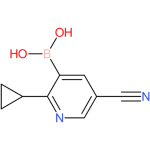 2-(cyclopropyl)-5-cyanopyridine-3-boronic acid