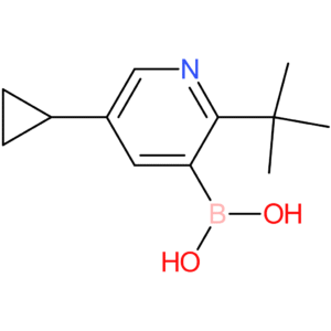 2-(tert-butyl)-5-(cyclopropyl)pyridine-3-boronic acid