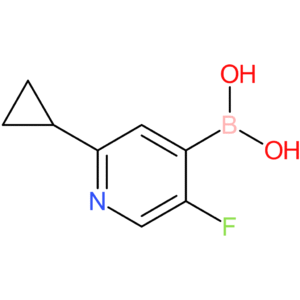 5-fluoro-2-(cyclopropyl)pyridine-4-boronic acid