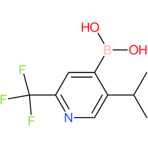 5-(iso-propyl)-2-trifluoromethylpyridine-4-boronic acid