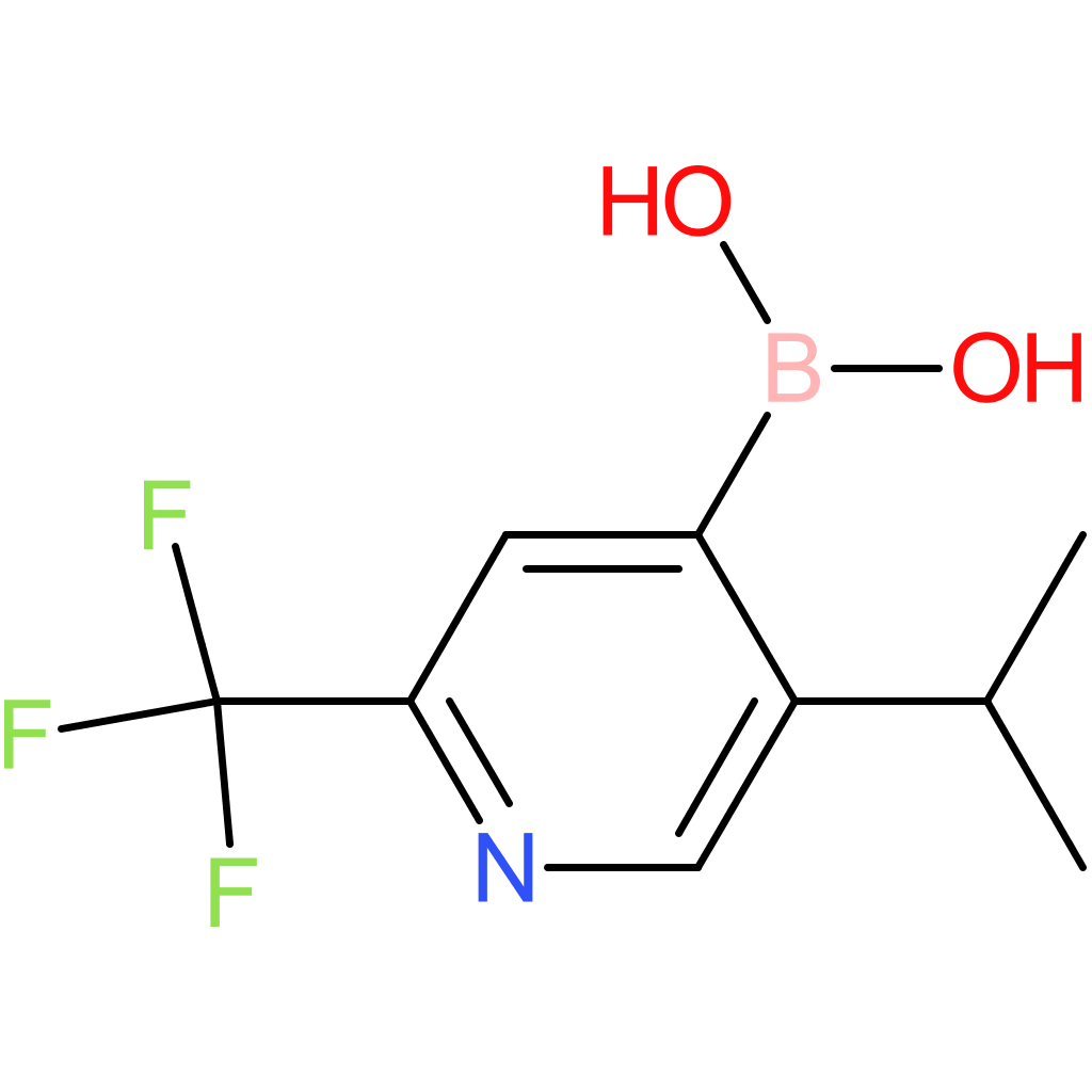 5-(iso-propyl)-2-trifluoromethylpyridine-4-boronic acid