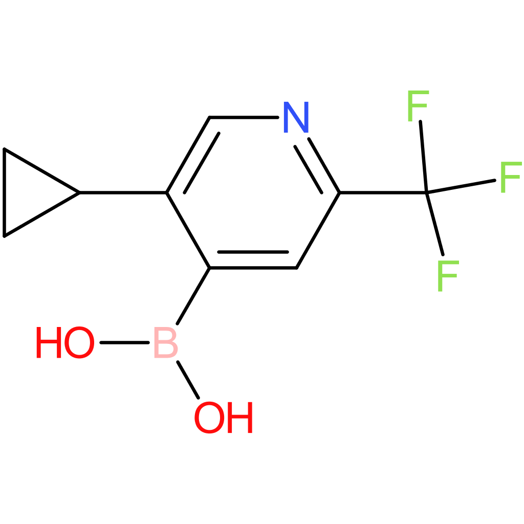 5-(cyclopropyl)-2-trifluoromethylpyridine-4-boronic acid