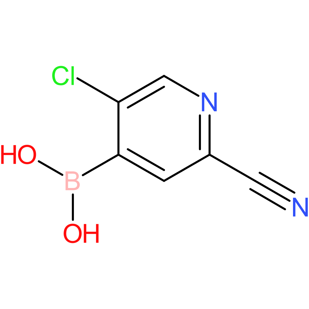 5-chloro-2-cyanopyridine-4-boronic acid