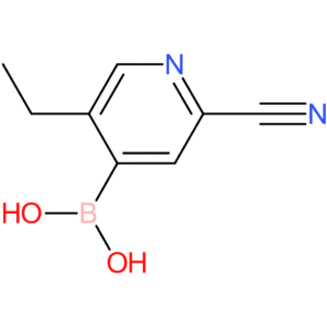 5-ethyl-2-cyanopyridine-4-boronic acid