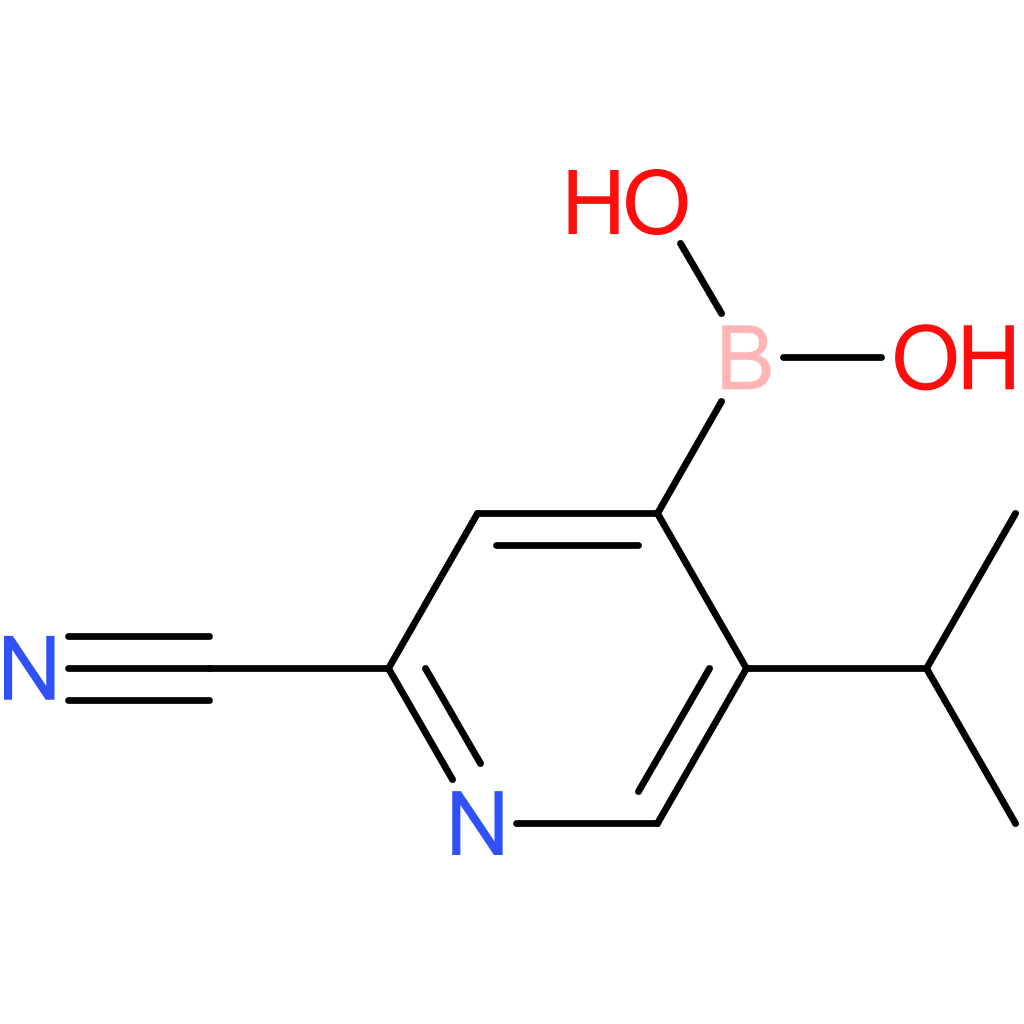 5-(iso-propyl)-2-cyanopyridine-4-boronic acid