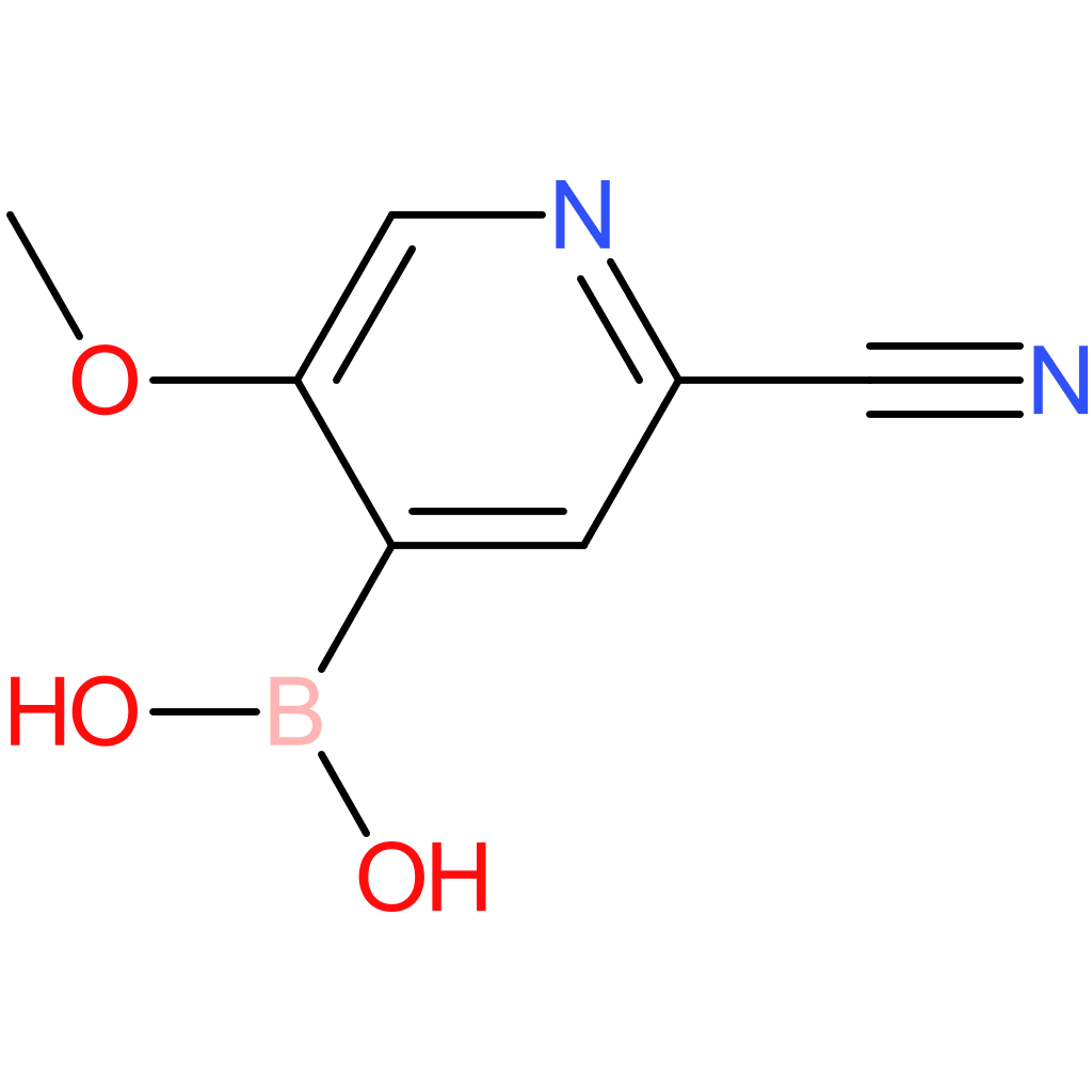 5-methoxy-2-cyanopyridine-4-boronic acid