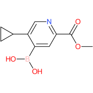 5-(cyclopropyl)-2-(methoxycarbonyl)pyridine-4-boronic acid