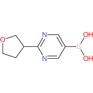 2-(tetrahydrofuran-3-yl)pyrimidine-5-boronic acid