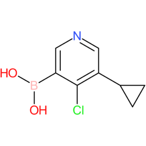 5-(cyclopropyl)-4-chloropyridine-3-boronic acid