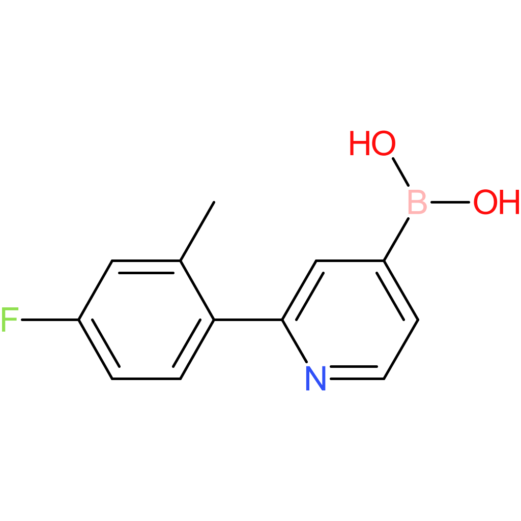 2-(4-fluoro-2-methylphenyl)pyridine-4-boronic acid