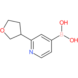 2-(tetrahydrofuran-3-yl)pyridine-4-boronic acid