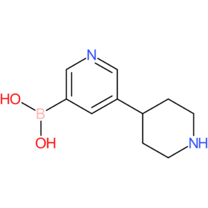 5-(piperidin-4-yl)pyridine-3-boronic acid