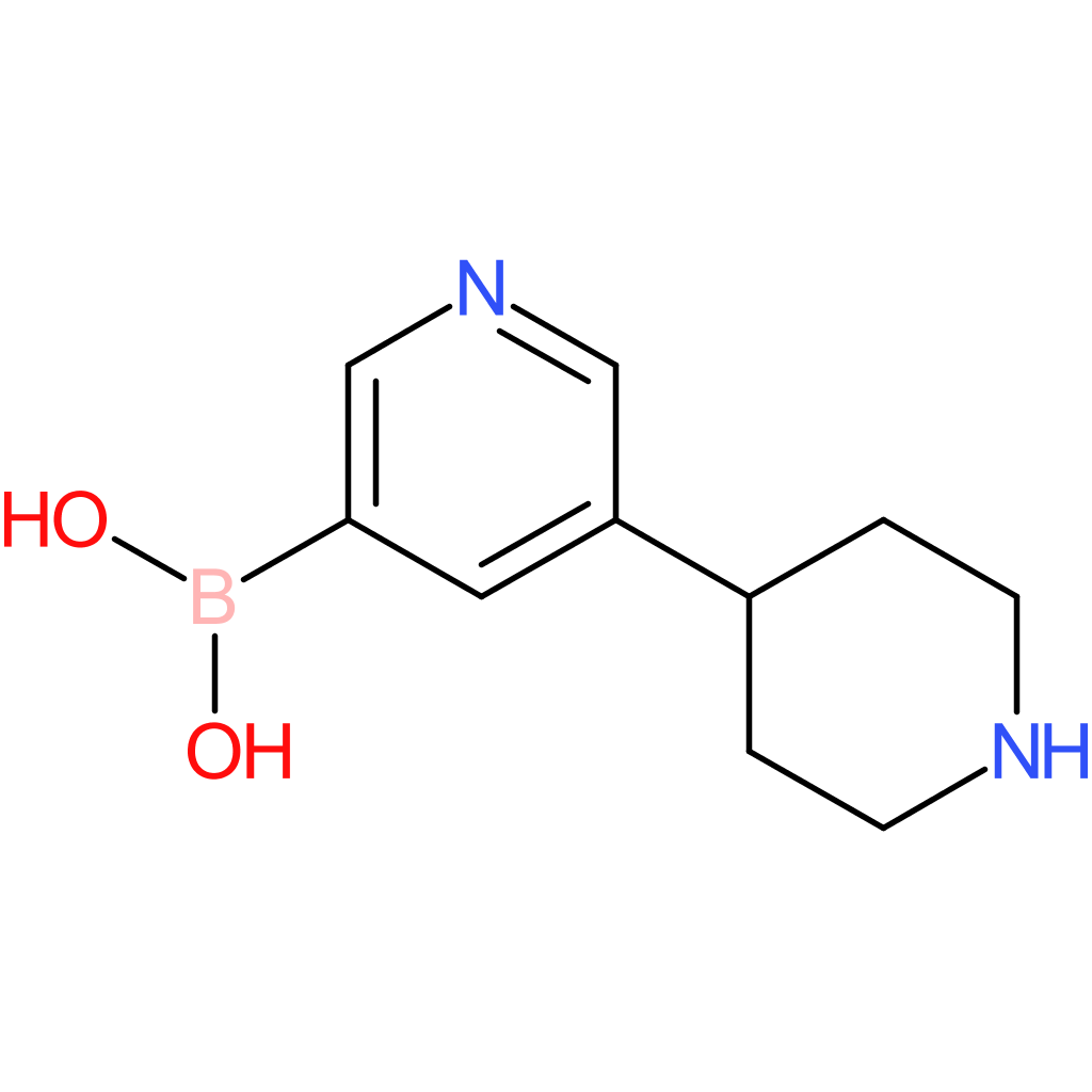 5-(piperidin-4-yl)pyridine-3-boronic acid