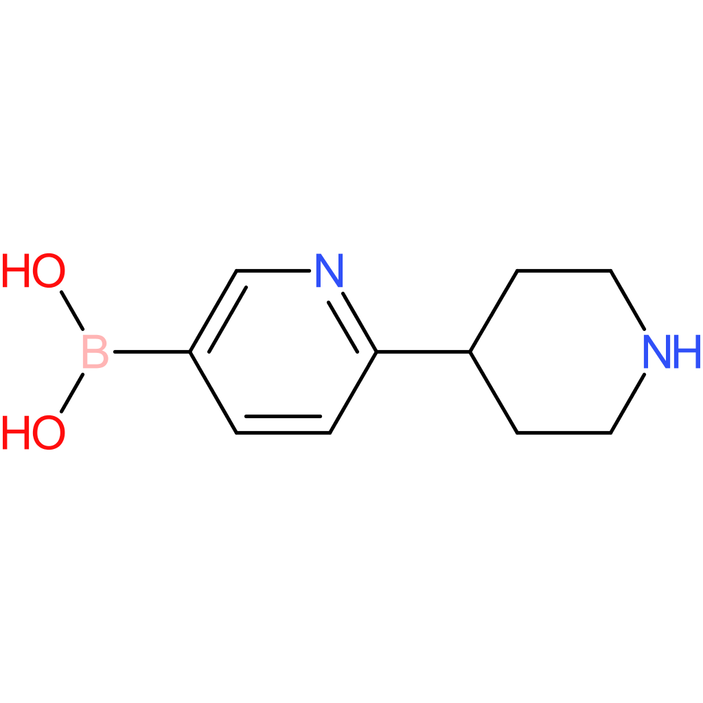 2-(piperidin-4-yl)pyridine-5-boronic acid