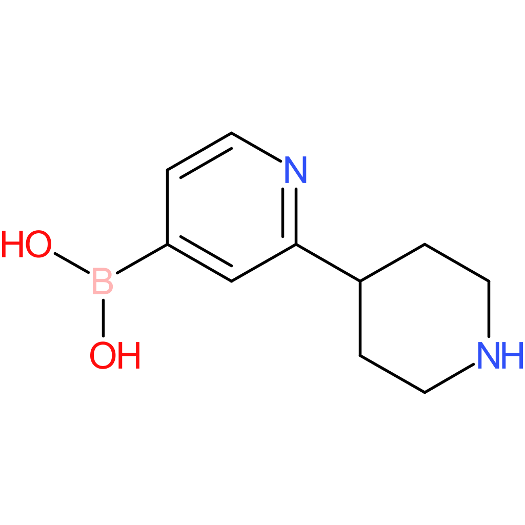 2-(piperidin-4-yl)pyridine-4-boronic acid