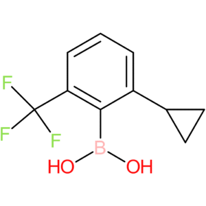 2-trifluoromethyl-6-cyclopropylphenylboronic acid