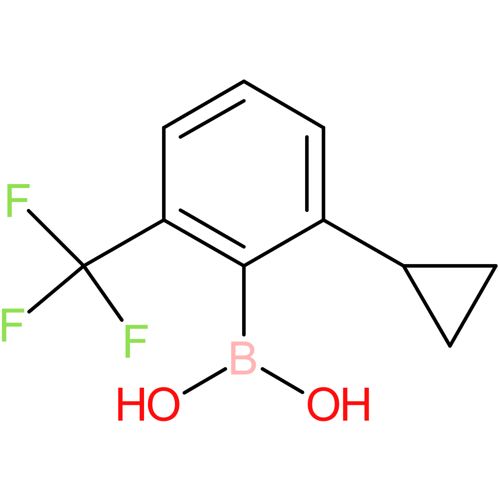 2-trifluoromethyl-6-cyclopropylphenylboronic acid