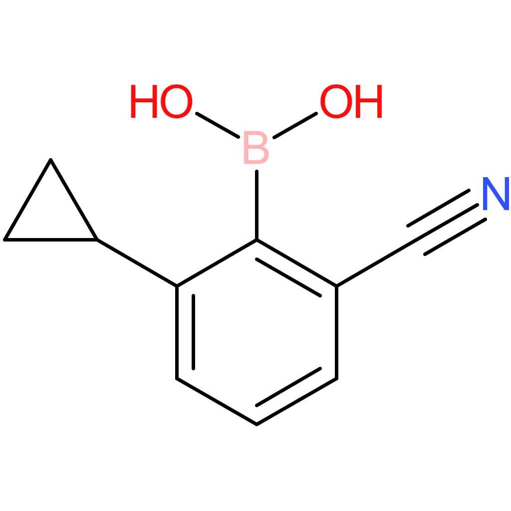 2-cyano-6-cyclopropylphenylboronic acid