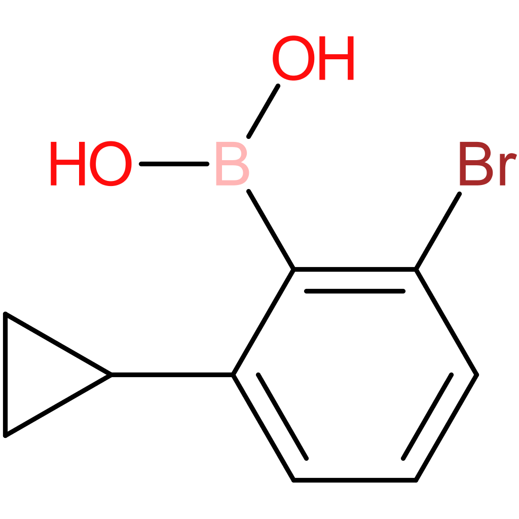 2-bromo-6-cyclopropylphenylboronic acid