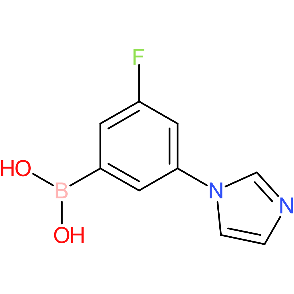 3-fluoro-5-(imidazol-1-yl)phenylboronic acid