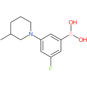 3-fluoro-5-(3-methylpiperidin-1-yl)phenylboronic acid