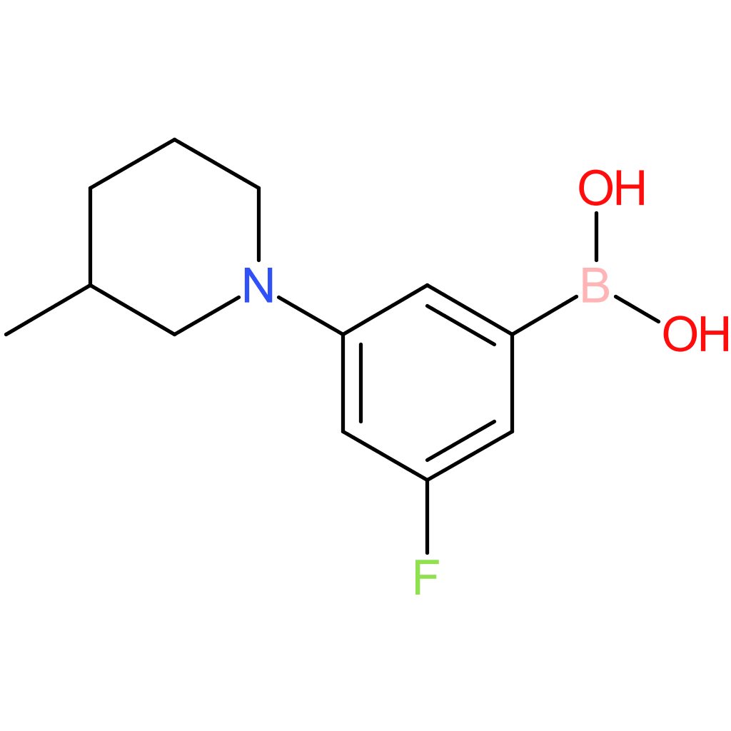 3-fluoro-5-(3-methylpiperidin-1-yl)phenylboronic acid