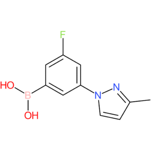 3-fluoro-5-(3-methyl-1h-pyrazol-1-yl)phenylboronic acid