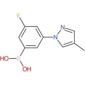 3-fluoro-5-(4-methyl-1h-pyrazol-1-yl)phenylboronic acid