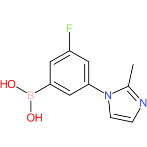 3-fluoro-5-(2-methylimidazol-1-yl)phenylboronic acid