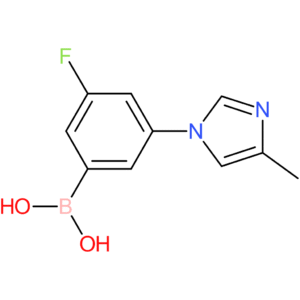 3-fluoro-5-(4-methylimidazol-1-yl)phenylboronic acid