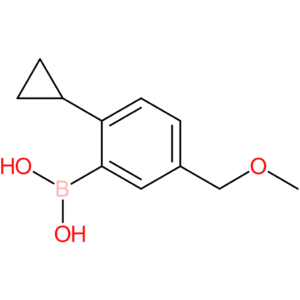 2-cyclopropyl-5-(methoxymethyl)boronic acid