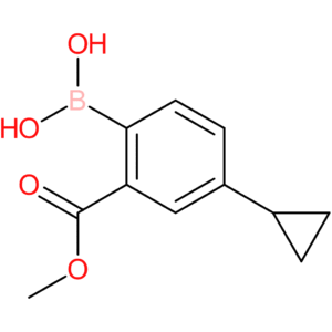 4-cyclopropyl-2-(methoxycarbonyl)boronic acid