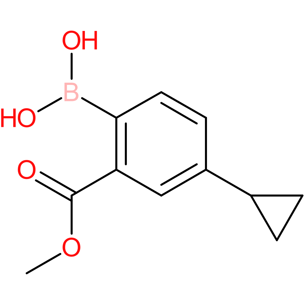 4-cyclopropyl-2-(methoxycarbonyl)boronic acid