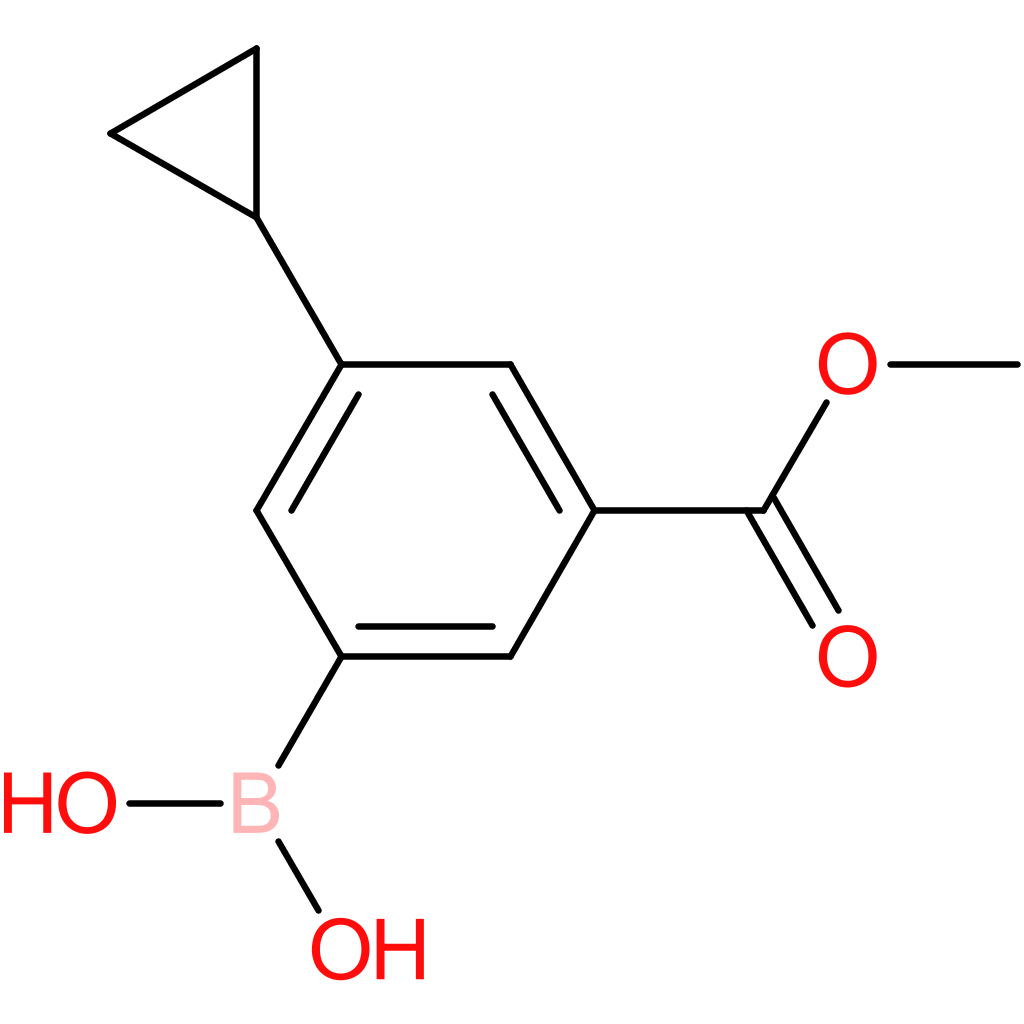 3-cyclopropyl-5-(methoxycarbonyl)boronic acid