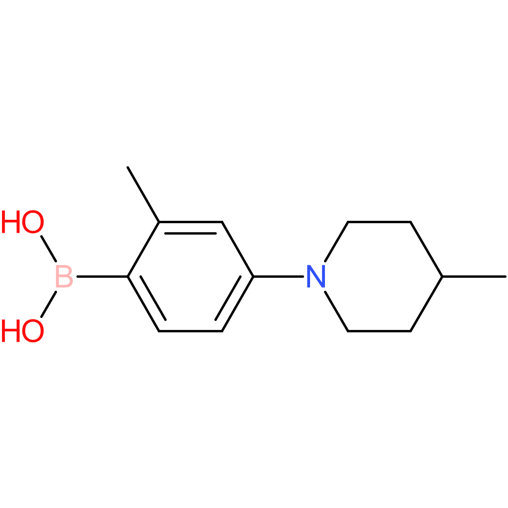 2-methyl-4-(4-methylpiperidin-1-yl)phenylboronic acid