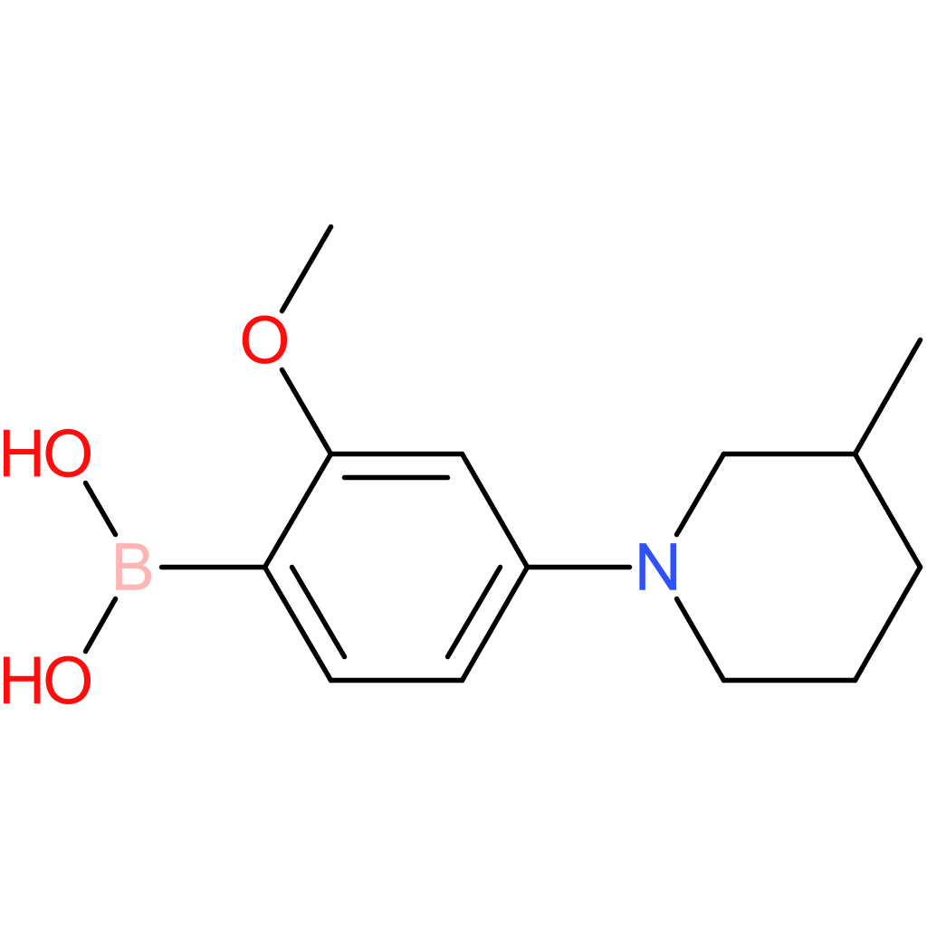 2-methoxy-4-(3-methylpiperidin-1-yl)phenylboronic acid