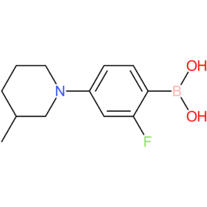 2-fluoro-4-(3-methylpiperidin-1-yl)phenylboronic acid