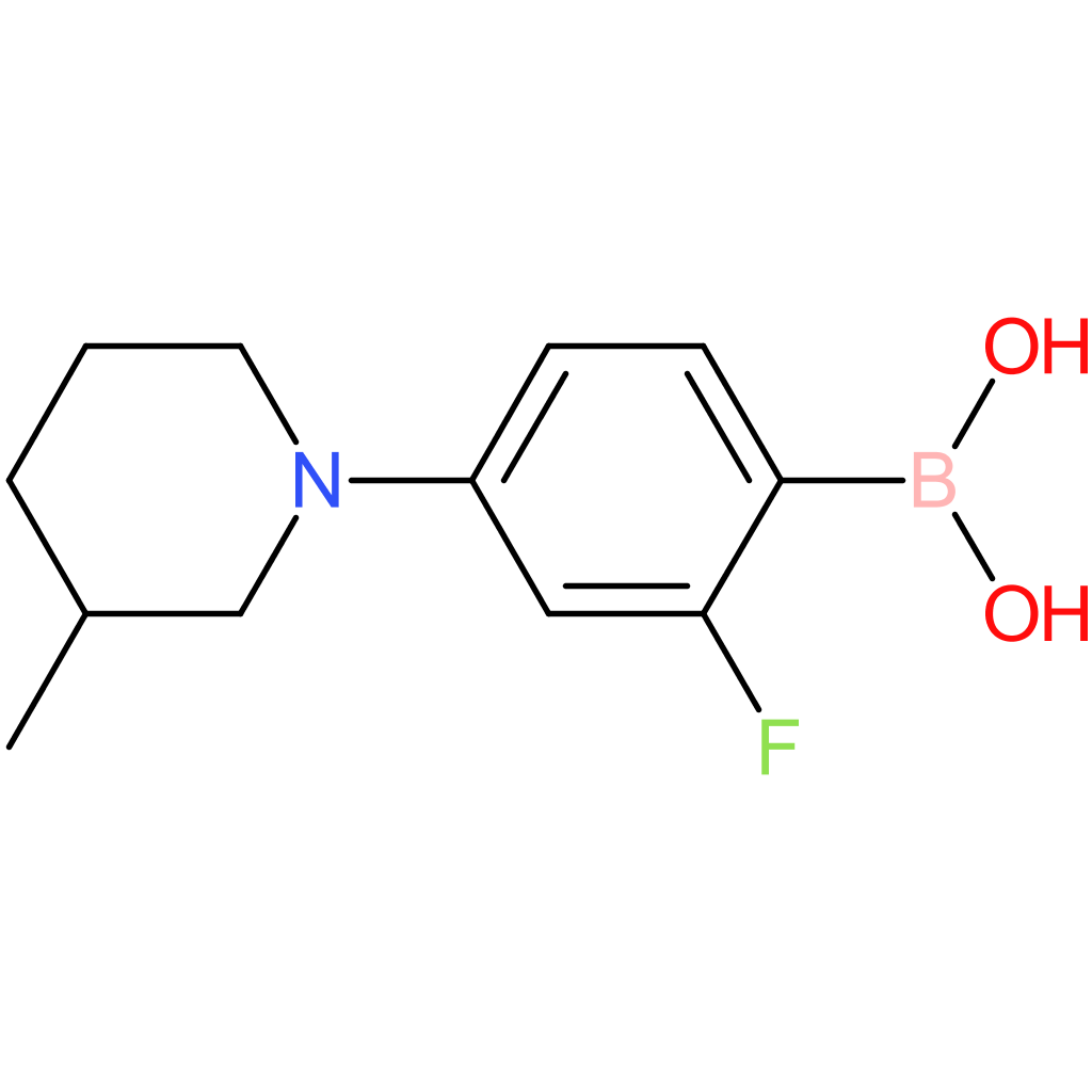 2-fluoro-4-(3-methylpiperidin-1-yl)phenylboronic acid