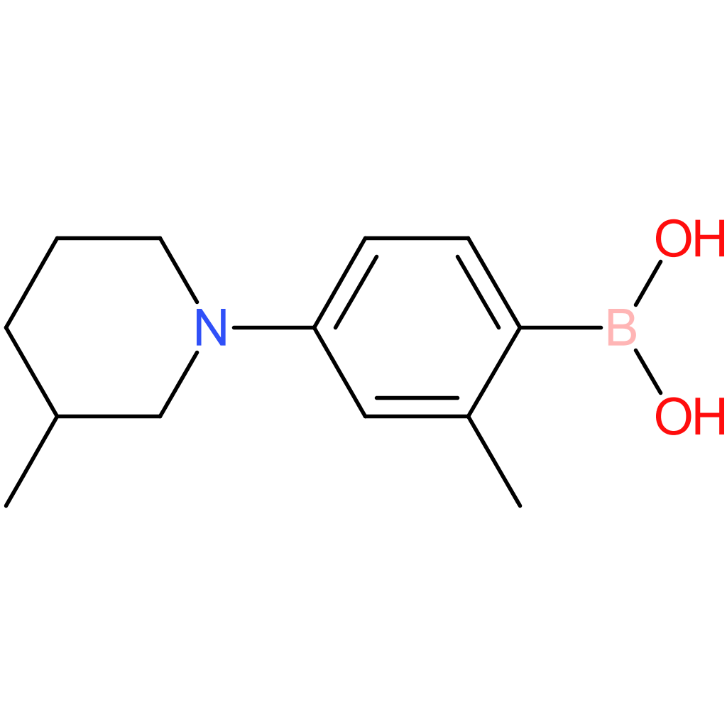 2-methyl-4-(3-methylpiperidin-1-yl)phenylboronic acid