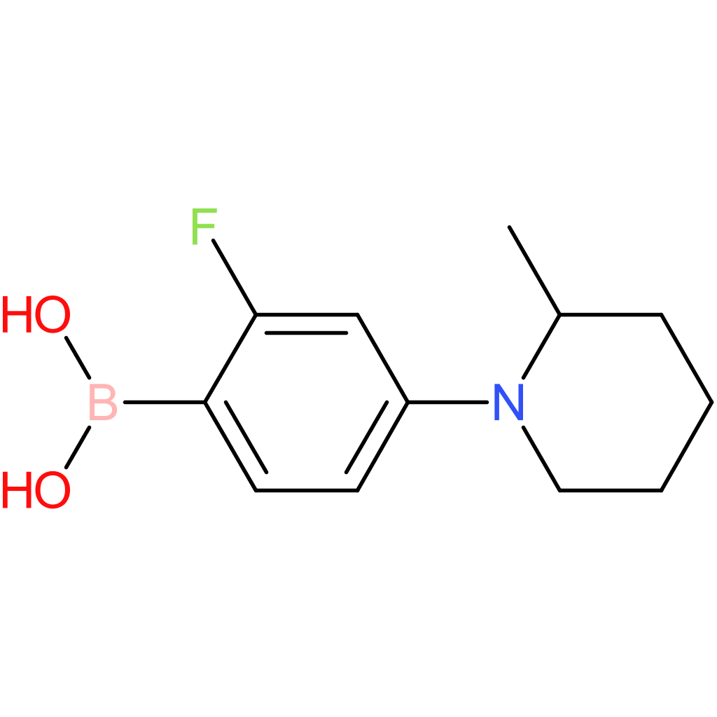 2-fluoro-4-(2-methylpiperidin-1-yl)phenylboronic acid