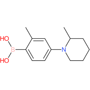 2-methyl-4-(2-methylpiperidin-1-yl)phenylboronic acid