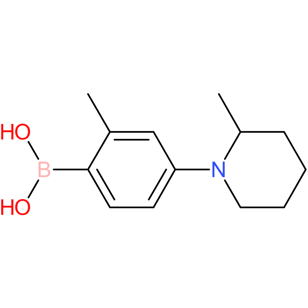 2-methyl-4-(2-methylpiperidin-1-yl)phenylboronic acid